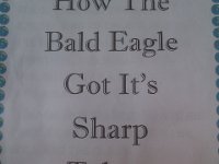 IMAG1661  This is a story Sam wrote in school. He even made the cover, too! Can you believe he knows how to do fonts and page borders in Word?