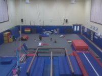 IMAG1780  At Ben's first gymnastics class! He is the guy furthest to the right. The other two are little girls.