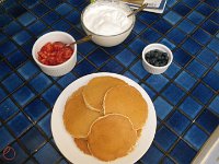 IMGP6880  Daddy made great Fourth of July pancakes and berries. Thanks, Daddy!