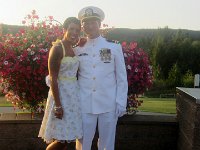 IMG 1659  We are at a retirement ceremony for a gentleman in Dave's office. Good occasion to dress up and see dear friends - this is John and Christine - friends from Submarine NR-1 in CT - 10 years ago!