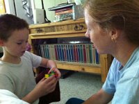 2x2 lesson  Trying to teach mommy via a 2x2 cube :)