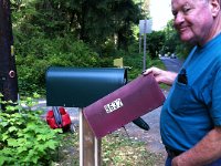 mailbox 1  A new mailbox and dressed up post!