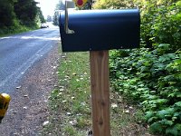 mailbox 2  Wowzer! We need a shot with the numbers on the post!
