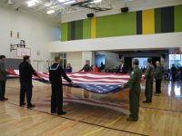 IMGP0070  We took out the massive garrison flag donated to us by the Grub family of Spokane, WA.