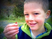 Pic-10192013-005  Ben LOVED this piece of red beach glass. Great find!