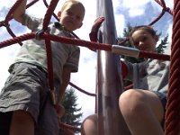 Pic-09022013-001  A visit to the Strawberry Park "spider web" where we all enjoyed sitting up in this eyrie.