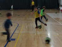 Ben first indoor soccer practice