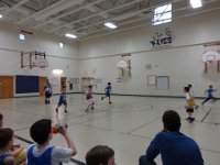 Sam first basketball game