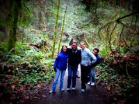 New Years Day hike 1-1-2014 12-59-13 PM  Brie, Jennifer and Stephanie with naughty boys behind.