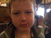 Pic-01022014-004  Then went to Bainbridge Bakers. Look at this FACE! So funny.