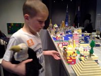 20140620 150228  You can also make your own creation and add it to this "city." We were there for an hour building while Dave explored the museum.
