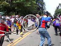 20140704 134246  This is a video of what the team did several times throughout the parade...