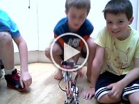20140722 183203  Robot attacking me!