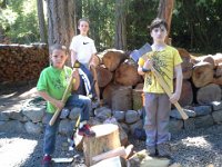 20140725 151907  Still not tired - they wanted to chop wood!!!