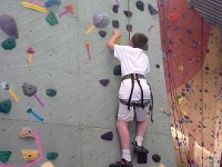 20140727 152548  Then to a birthday party for new friends - at the climbing gym!