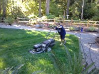 20140729 165705  Ben and I already cleaned house. Trying to help Daddy out by getting all spruced up. Weekends have been so busy with adventuring that the house has taken a hit with boys coming and going all day every day (ours and others!).