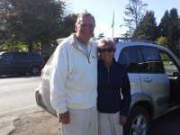 20141005 132154  We could not believe meeting these folks by chance! They own a famous restaurant in Kailua, O'ahu, where we used to live! Mahalo nui loa for your donation!!!! Aloha!