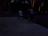 20141008 185413  Late-night street hockey game - they played for 30 min really well together! I enjoyed watching and cheering very much.