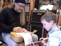20141015 150158  At lesson with Randy, learning tabs.