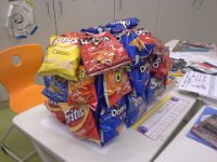 20150127 130559  And Minecraft "Dorito ore" brought into school! Sam's favorite snack is Doritos :)