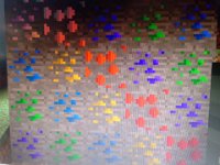 20150111 120243  An ore wall, showing all his new custom ores, including copper, sapphire, geodes, aquamarine and malachite. Great way to combine love of geology and gaming!