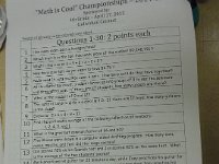20150417 212159  The sorts of questions they got in just one part of the whole championship. 40 questions!