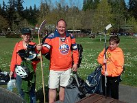 pickup roller hockey  We've enjoyed being out at the rink these past sunny weekends.
