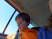 DSC02002  In addition to boys crammed in back with me, I had two pillows and multiple animal friends, books and Rubiks cubes!