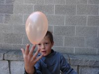 DSC02024  Ben found a balloon which he quickly befriended.