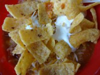 DSC02098  Fritos and sour cream - yum!