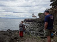 DSC02170  At Lime Kiln point - nice lighthouse and sea glass searching.