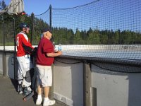 20150613 184720  Dad watching Dave's game - two roller hockey games in one day for Dad! He's a trooper!