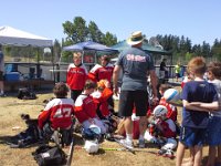 20150620 111406  Coach Brett standing in for Tim Harris.