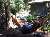 20150621 152325  Dave FINALLY in the hammock we've owned for years!