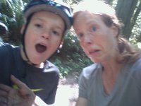 20150625 103431  Wiped out on a trail run while Sam was biking!