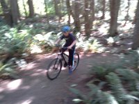 20150625 104806  Sam doing some hard hill work.