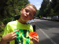 20150627 131801  "Come get it! Watermelons! The best around! Only four slices left!"
