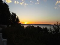 20150719 205214  On the way home from hiking Mt. Walker. We JUST caught the sunset from Port Gamble.