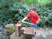 20150721 175249  Chopping wood seems fun!