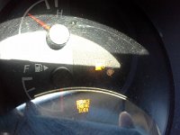 20150928 124054  Something's gotta give...gas almost out and check engine is on!