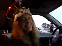 20151018 073901  Early day going to Kingsgate arena for Sam's game, then to Bremerton for Ben's! Lots of driving! Thought the King's crown would wake everyone up :)