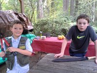 20151030 161943  Boys clearing trails :)