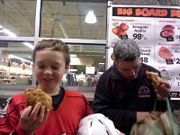 20151031 191437  And fried chicken stolen from Coach Arlo!