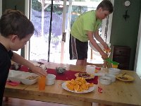 20160703 134517  Ben and Julian keep busy with making fresh orange juice :)