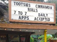 20160704 114456  We thought we'd get a famous cinnamon roll - no way. You gotta make a RESERVATION for these, baby!