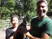 20160717 154546  Arlo and Kumiko adopted some birds for us.