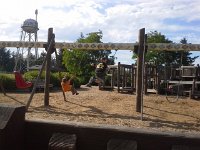 20160721 174322  The kids just love swinging at the park while waiting for practice to be over for the sibling. Maybe it's getting enough breeze to cool off?