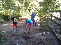 20160729 165926  Digging a hole for an apple tree turned into a dinosaur dig...