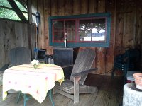 20160802 094219  I love this sititing area outside with a view o fthe water and Olympics.