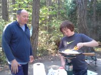20160814 091044  Sam making eggs.
